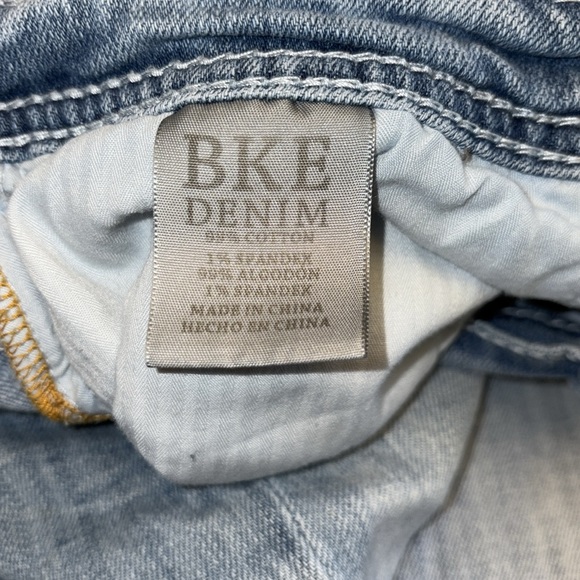 BKE Denim jeans Jake style bootcut stretch midrise embroidered pockets Sz 32L - Picture 7 of 9